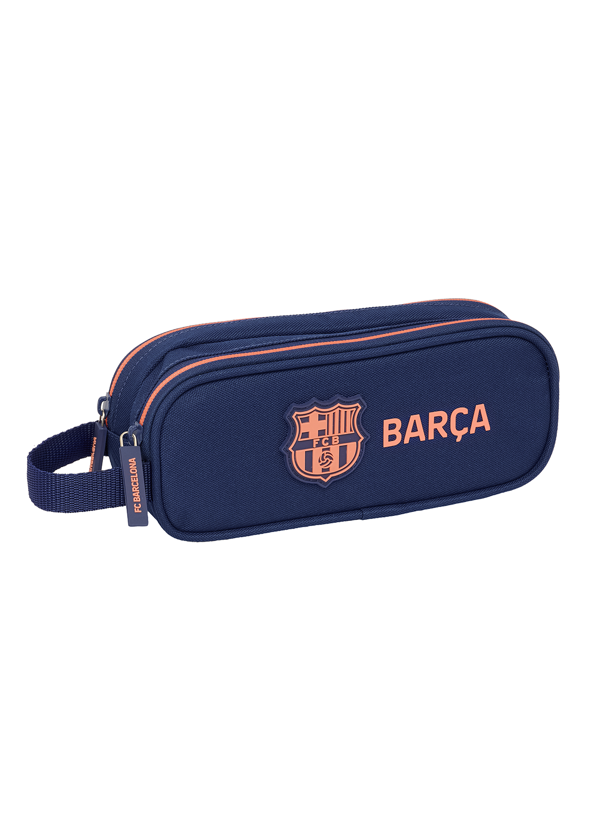 FC Barcelona Navy Double Pencil Case