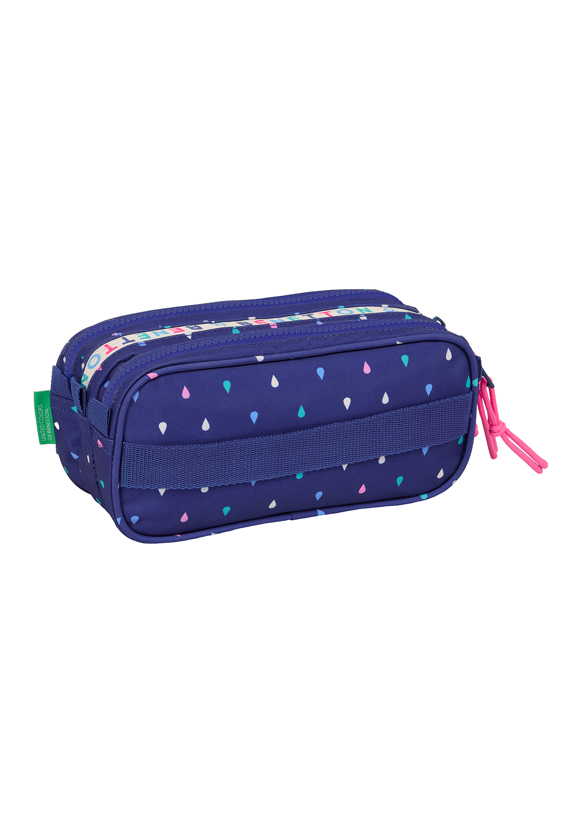 Benetton Drop Large Triple Pencil Case