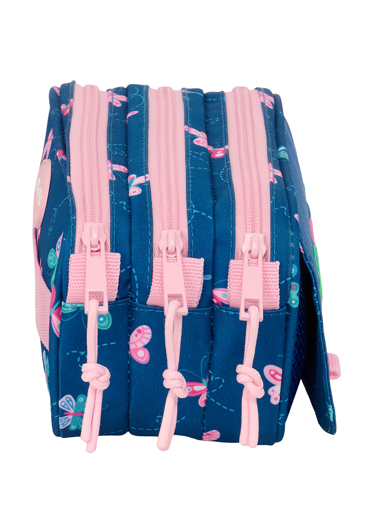 Blackfit8 Mariposas Large Triple Pencil Case