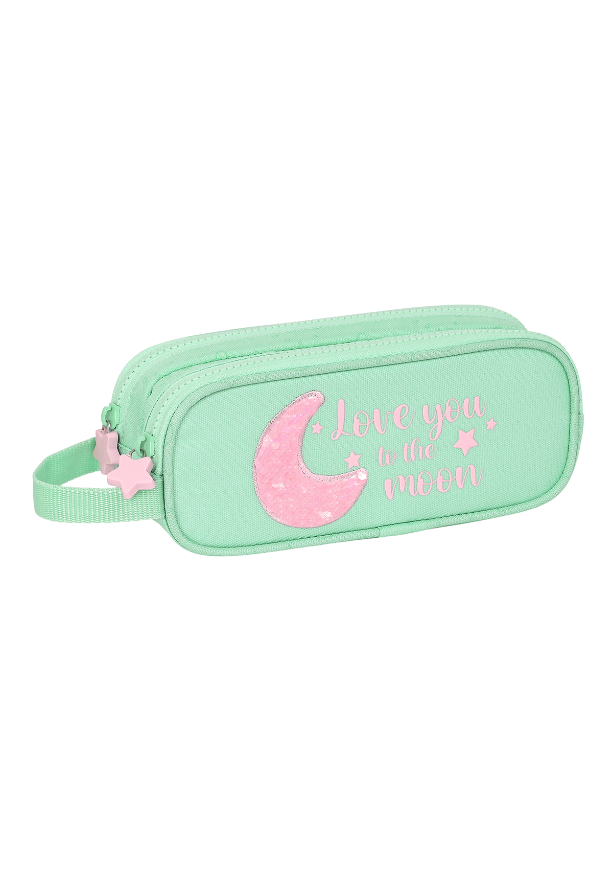 Blackfit8 Moon Double Pencil Case