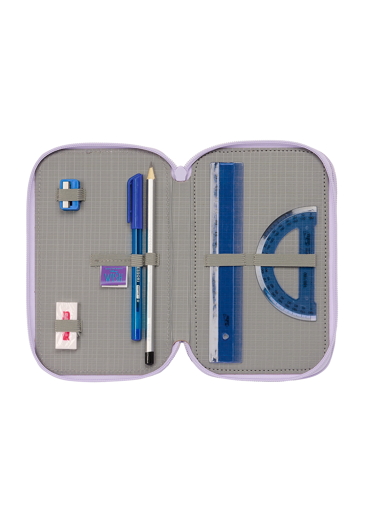 Disney Wish Triple 36 pc Pencil Case