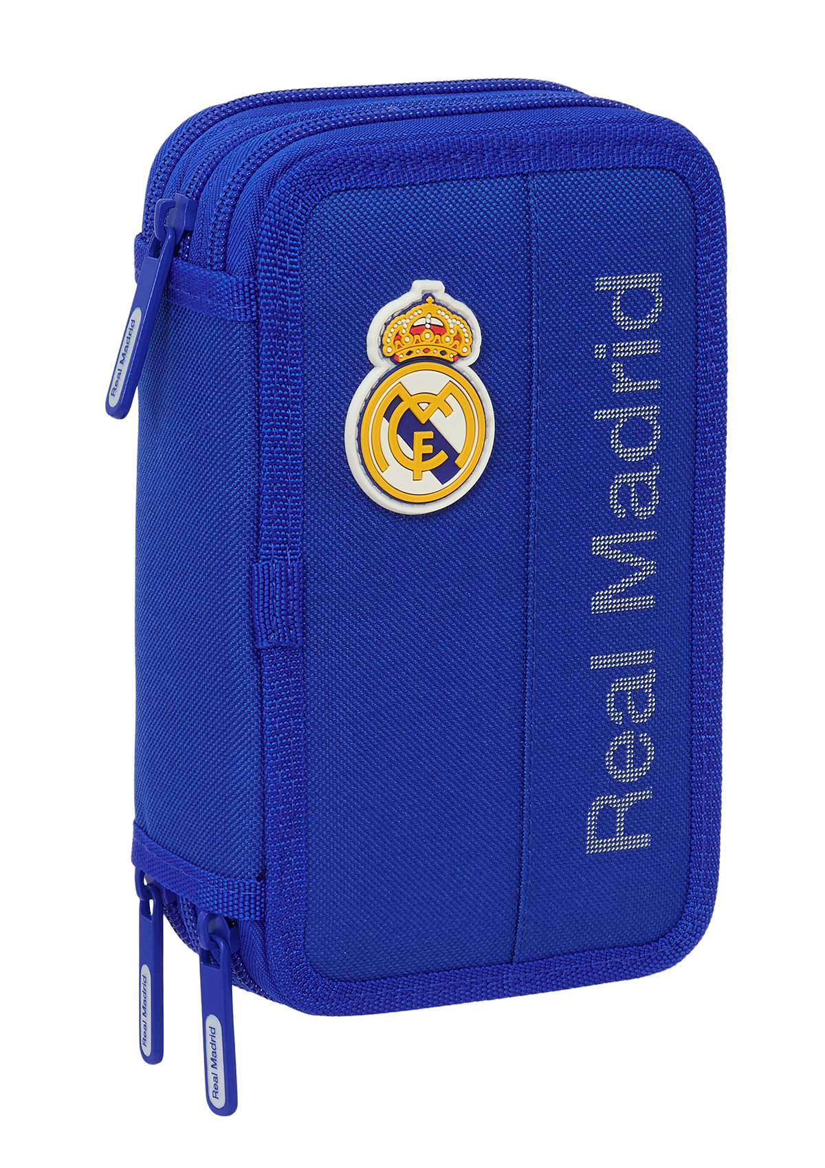 F.C.Real Madrid Blue Small Triple 37pc Filled Pencil Case