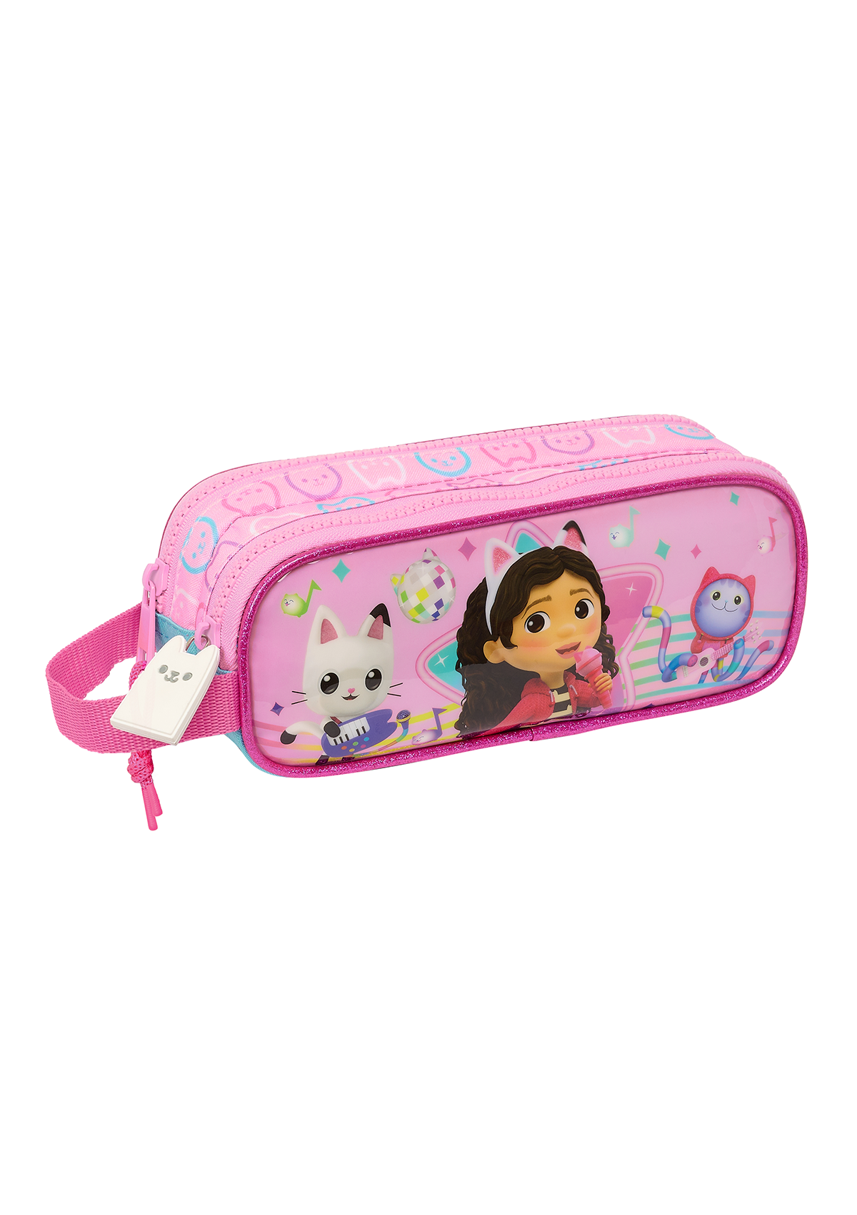 Gabby's Doll House Party Double Pencil Case