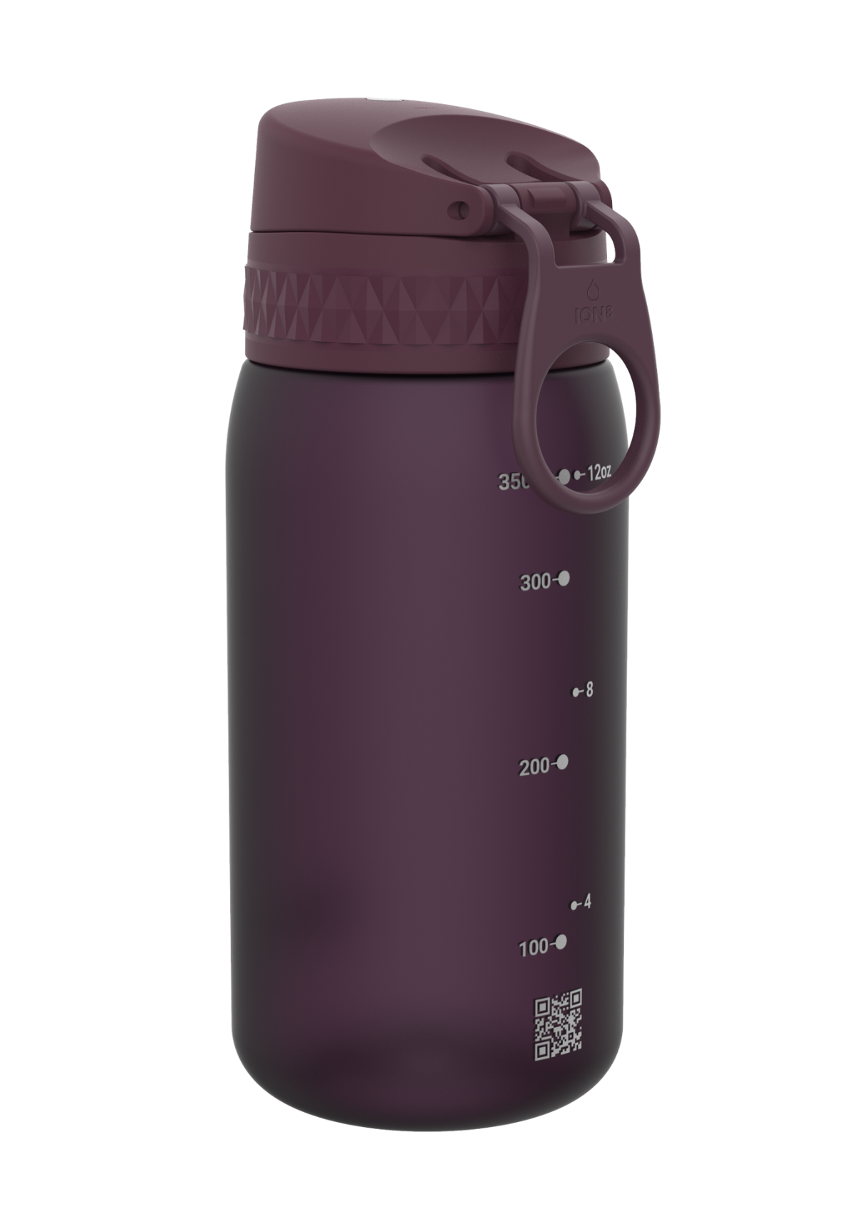 ION8 Recyclon Blackberry Water Bottle Leak Proof 350ml (12oz) BPA Free