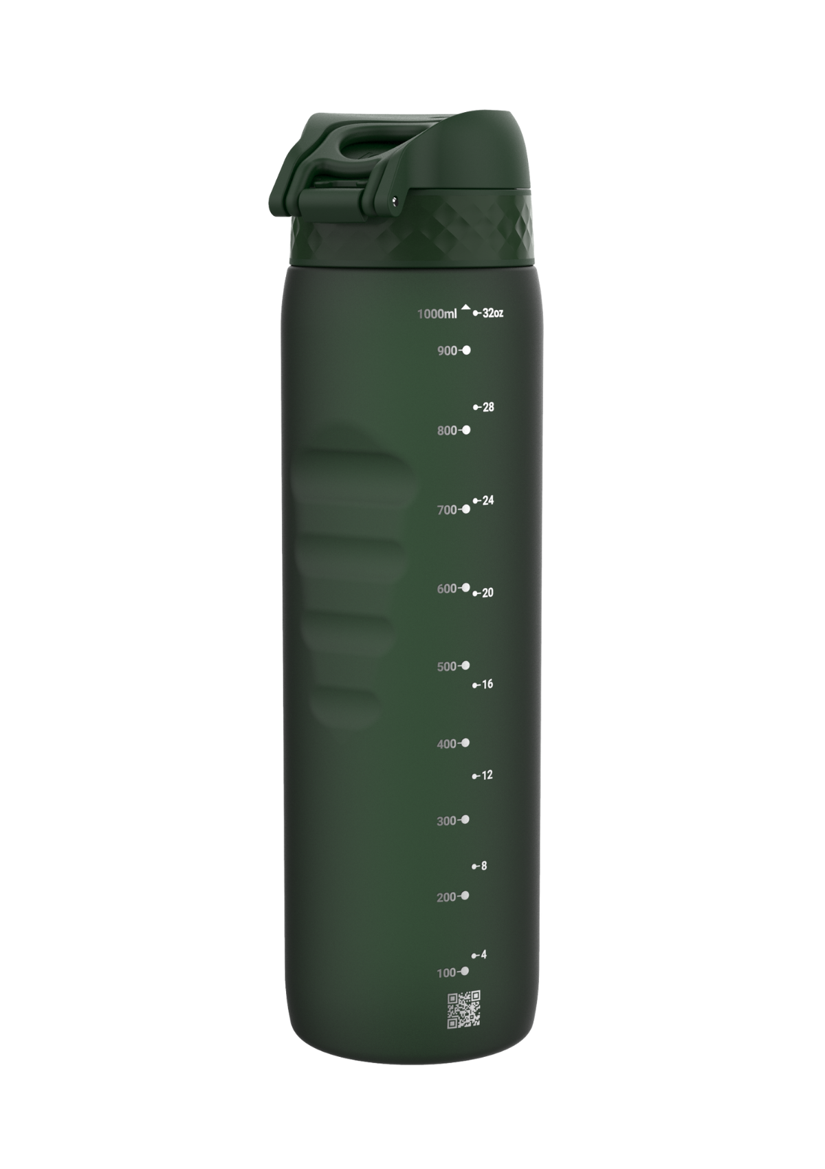 ION8 Quench Dark Green Water Bottle Leak Proof 1000ml (34oz) BPA Free