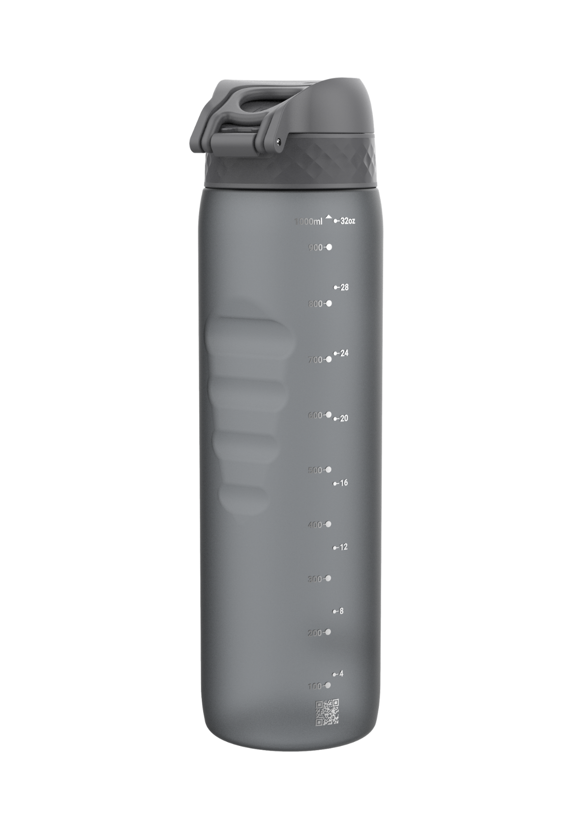 ION8 Quench Grey Water Bottle Leak Proof 1000ml (34oz) BPA Free