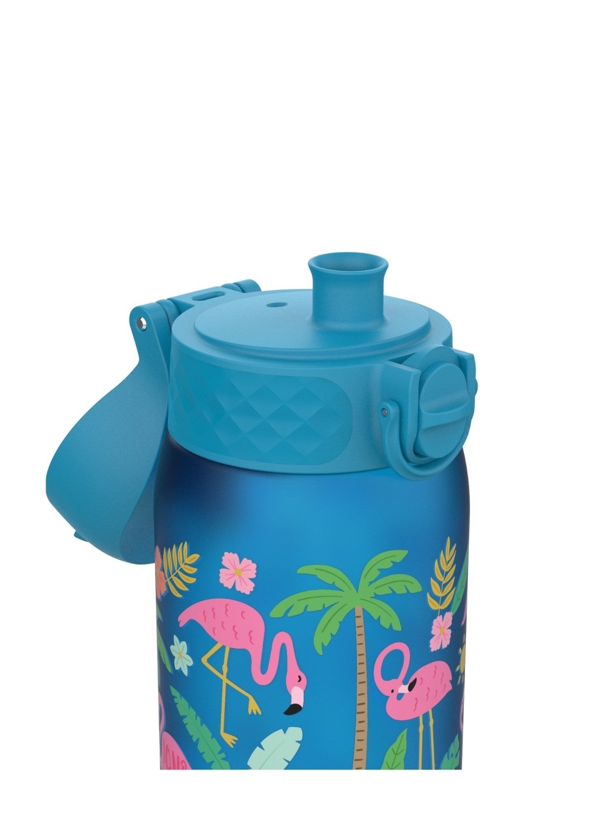 ION8 Recyclon Blue Flamingos Water Bottle Leak Proof 350ml (12oz) BPA Free