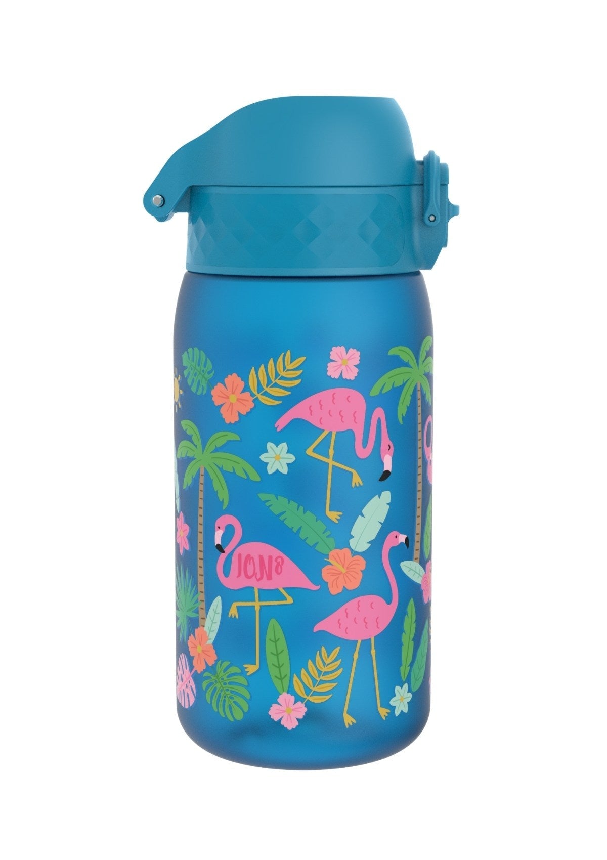 ION8 Recyclon Blue Flamingos Water Bottle Leak Proof 350ml (12oz) BPA Free