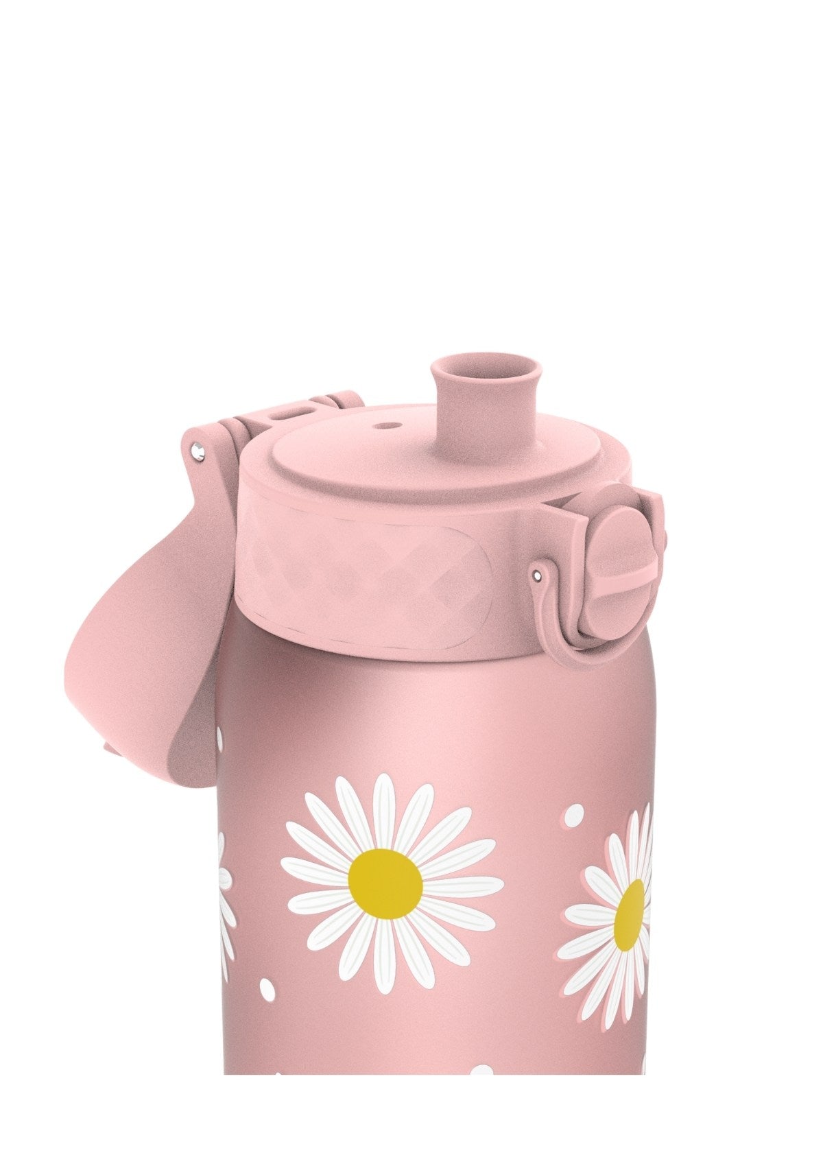 ION8 Recyclon Daisies Rose-Quartz Water Bottle Leak Proof 350ml (12oz) BPA Free