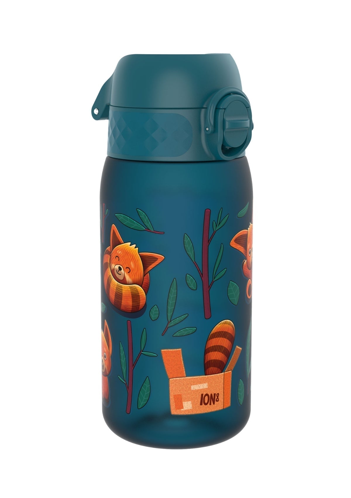 ION8 Recyclon Red Pandas Water Bottle Leak Proof 350ml (12oz) BPA Free