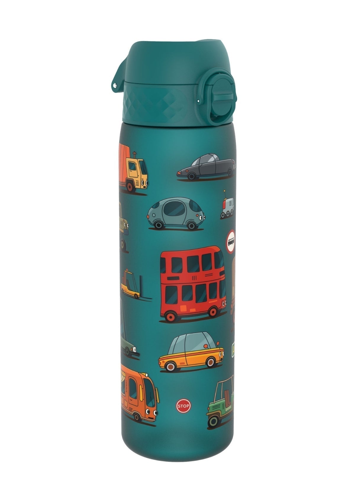 ION8 Recyclon Aqua Automobiles Water Bottle Leak Proof 500ml (18oz) BPA Free