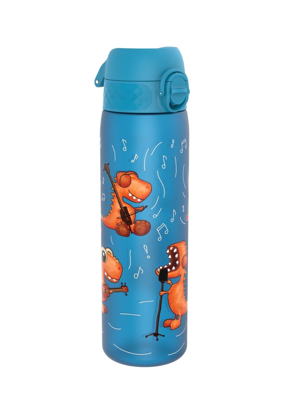ION8 Recyclon Dino Band Blue Water Bottle Leak Proof 500ml