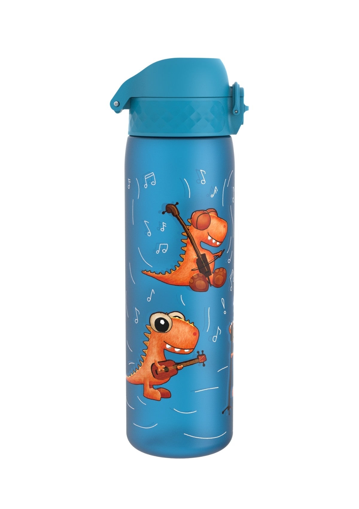 ION8 Recyclon Dino Band Blue Water Bottle Leak Proof 500ml