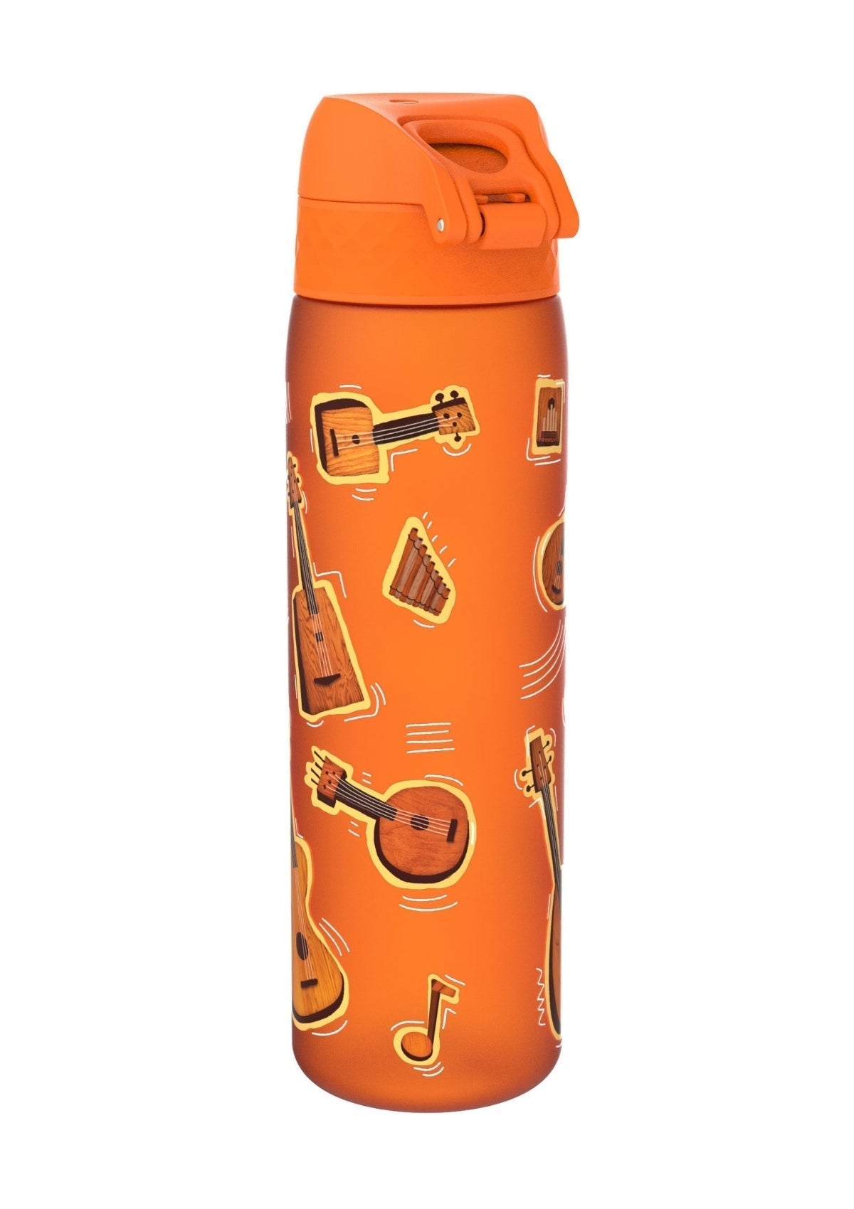 ION8 Recyclon Orange Music Water Bottle Leak Proof 500ml (18oz) BPA Free