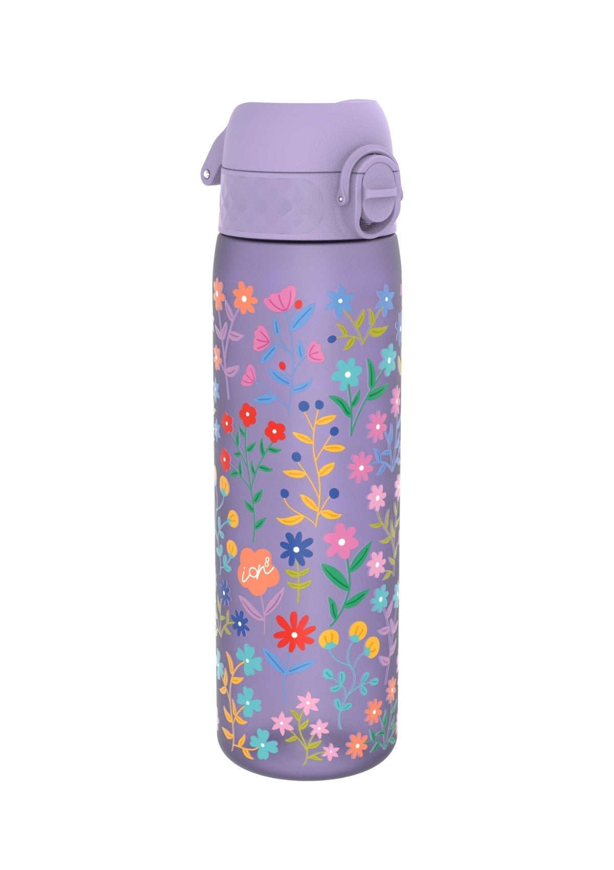 ION8 Recyclon Delicate Floral Periwinkle Water Bottle Leak Proof 500ml