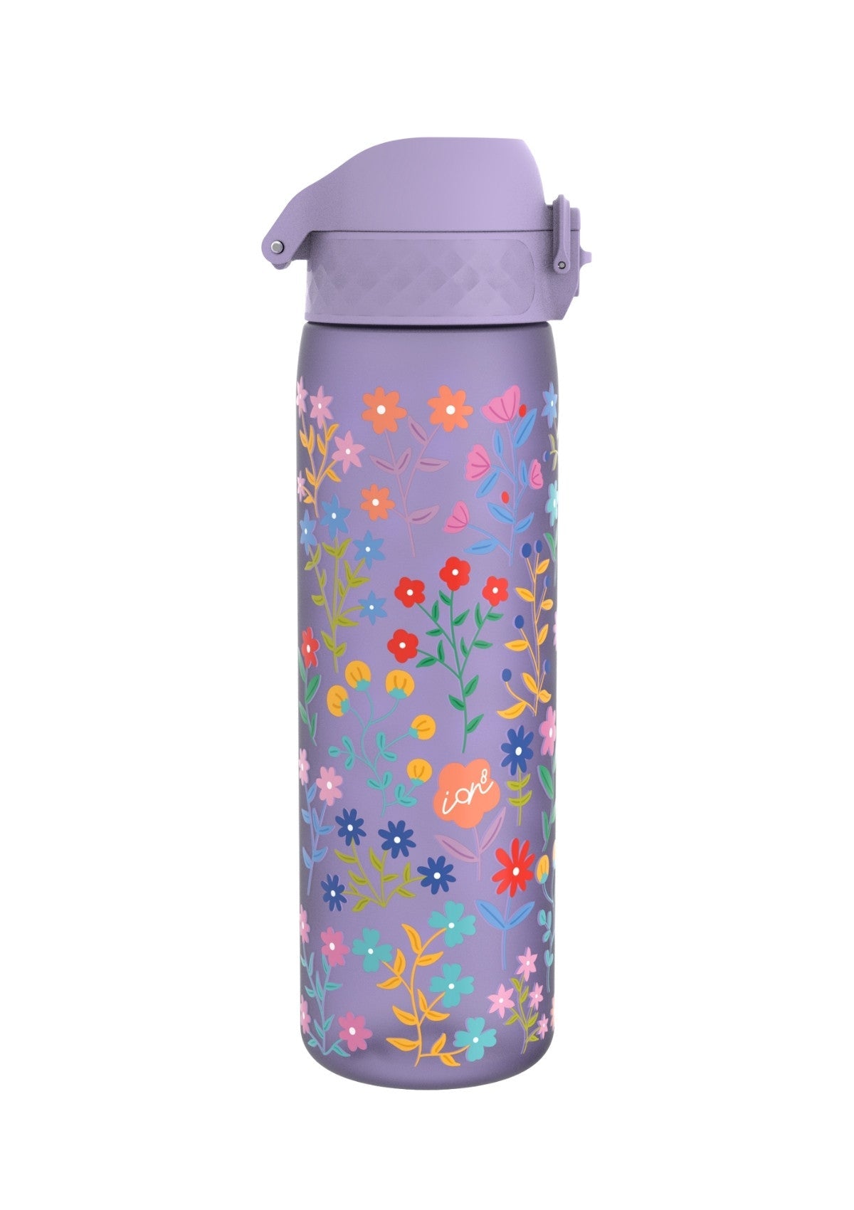 ION8 Recyclon Delicate Floral Periwinkle Water Bottle Leak Proof 500ml