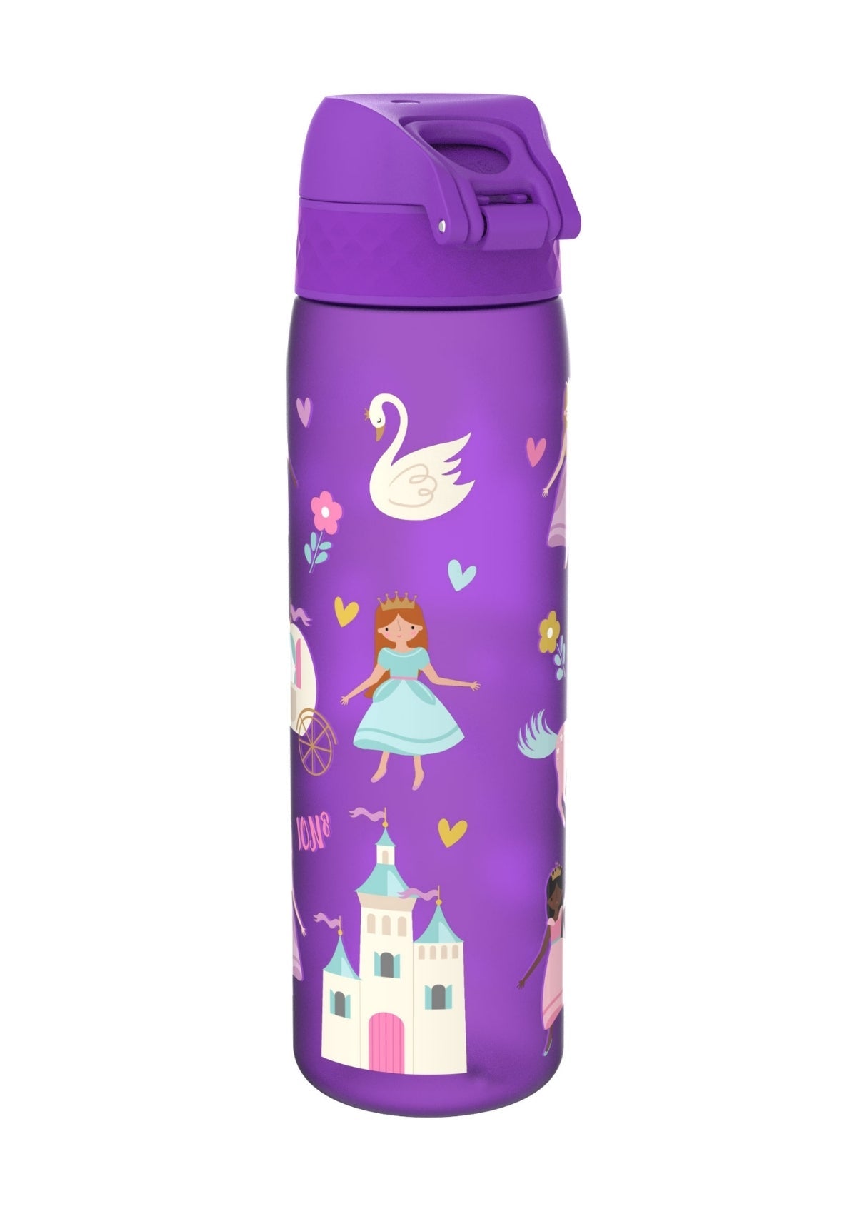 ION8 Recyclon Purple Princess Water Bottle Leak Proof 500ml (18oz) BPA Free