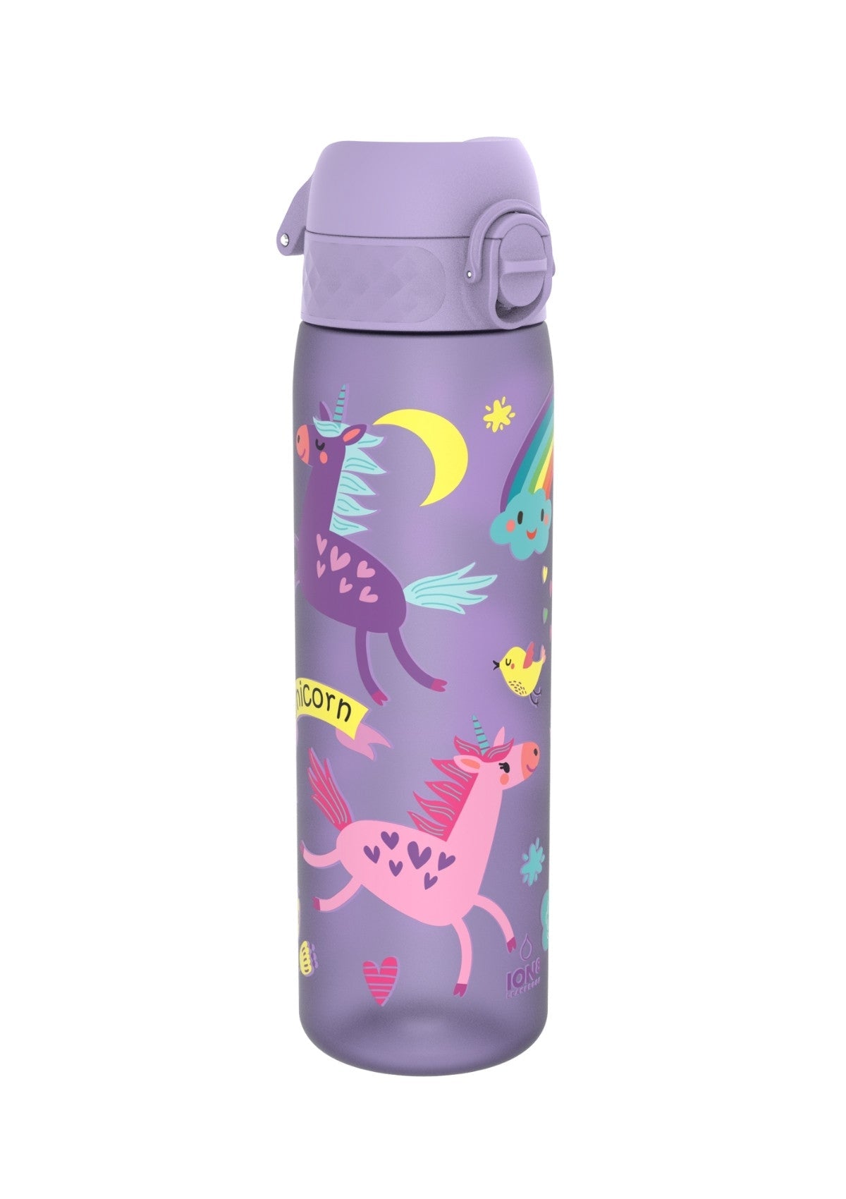 ION8 Recyclon Unicorns Periwinkle Water Bottle Leak Proof 500ml