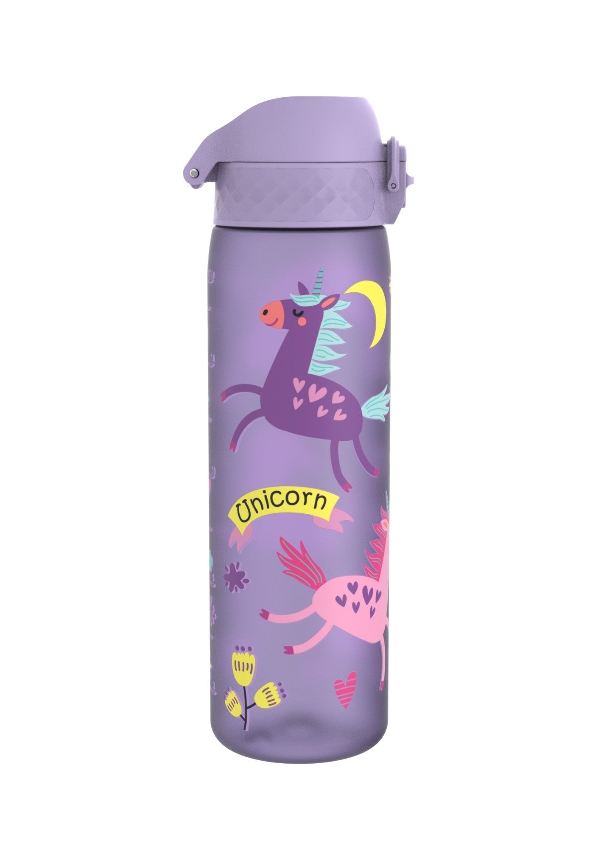 ION8 Recyclon Unicorns Periwinkle Water Bottle Leak Proof 500ml