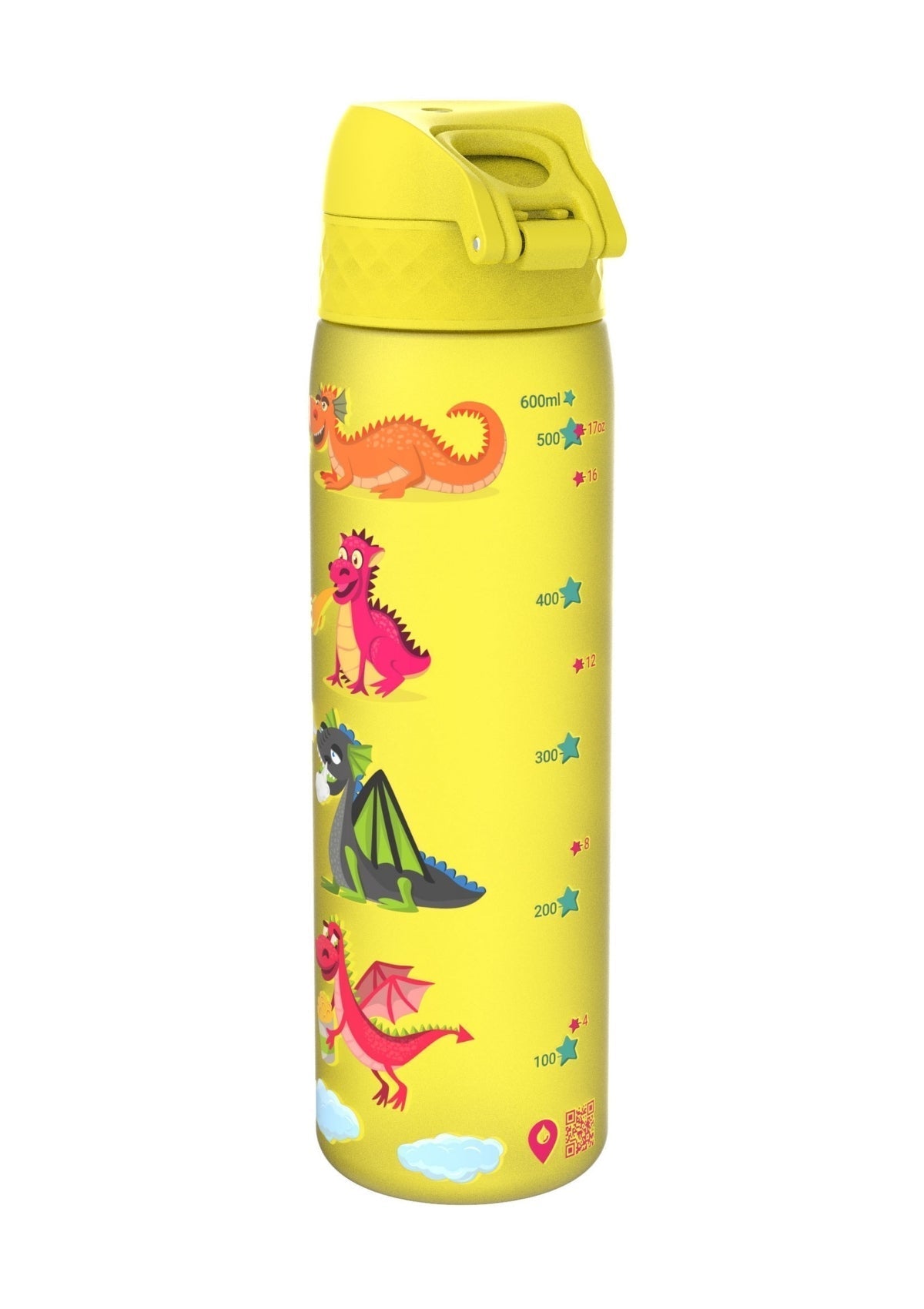 ION8 Recyclon Dragons Water Bottle Leak Proof 500ml (18oz) BPA Free