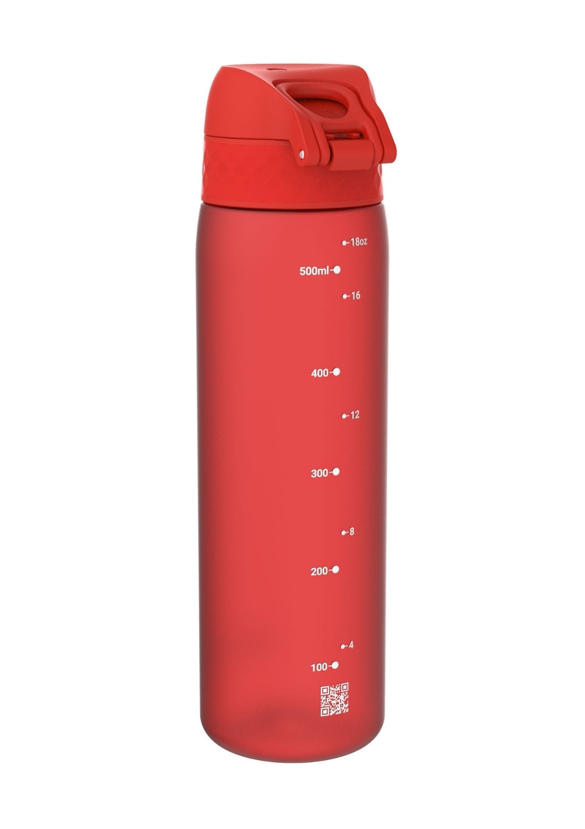 ION8 Recyclon Red Water Bottle Leak Proof 500ml (18oz) BPA Free