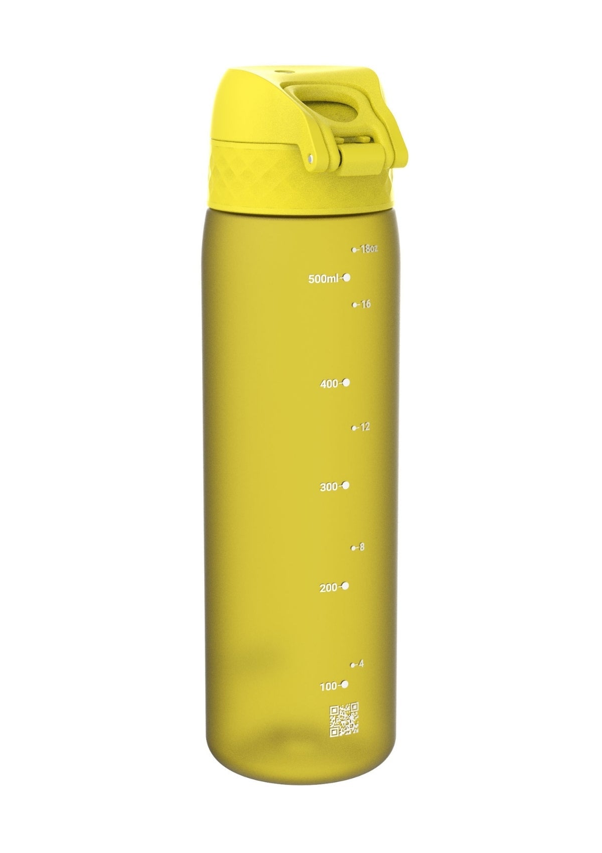 ION8 Recyclon Yellow Water Bottle Leak Proof 500ml (18oz) BPA Free