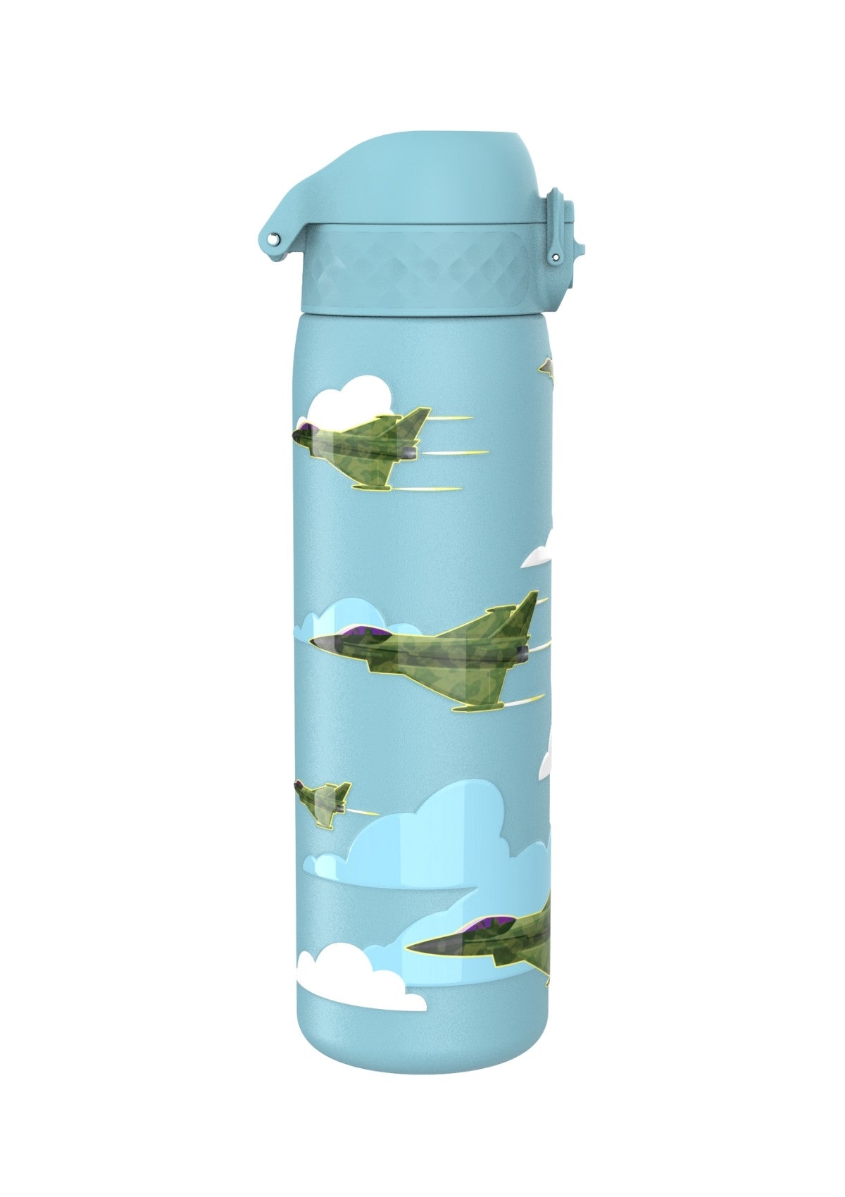 ION8 Steel Water Bottle Fighter Jets Leak Proof 600ml