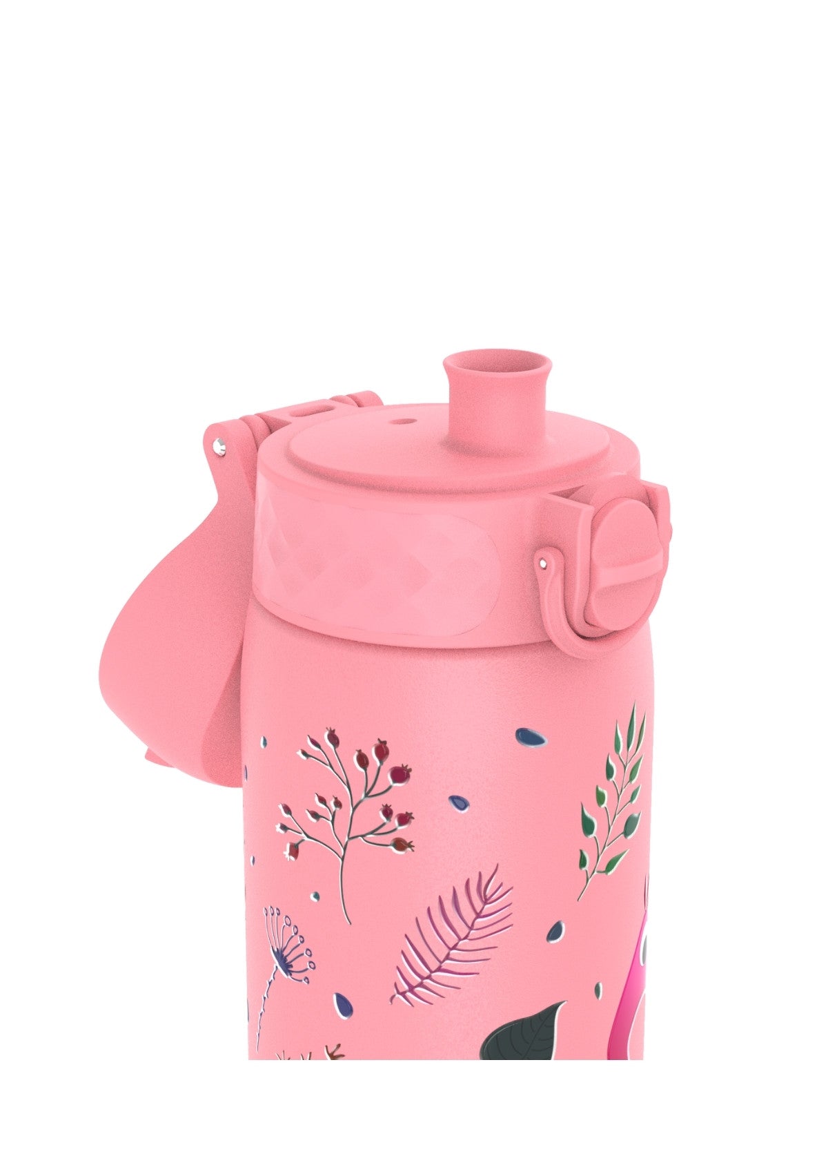 ION8 Steel Water Bottle Flamingo Leak Proof 600ml