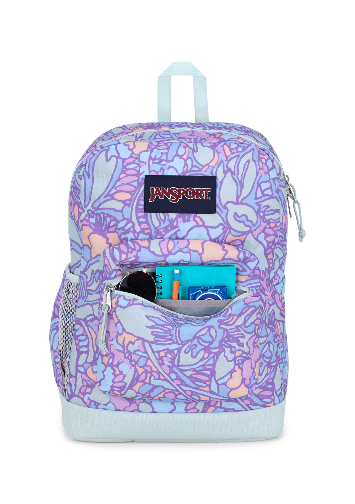 JanSport Backpacks Cross Town fluid floral Pastel