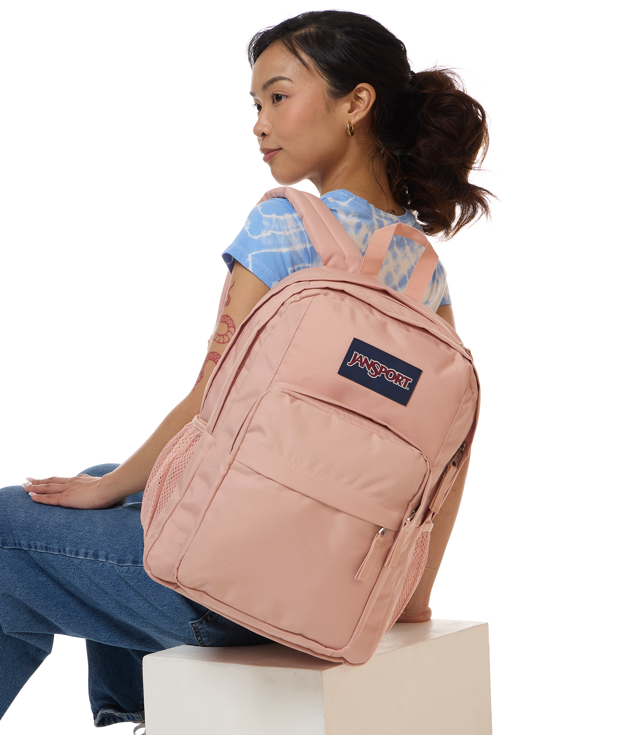 JanSport Backpack Big Day Misty Rose