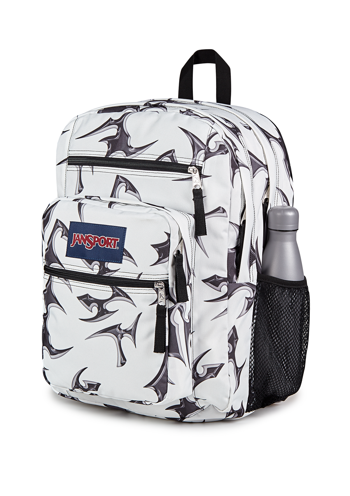 JanSport Backpacks Big Student Cyber Silver White