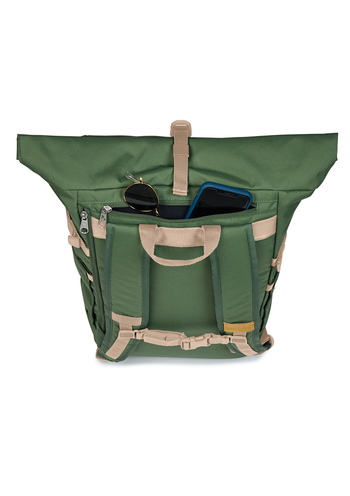 JanSport Backpack Hatchet Rolltop Cargo Green