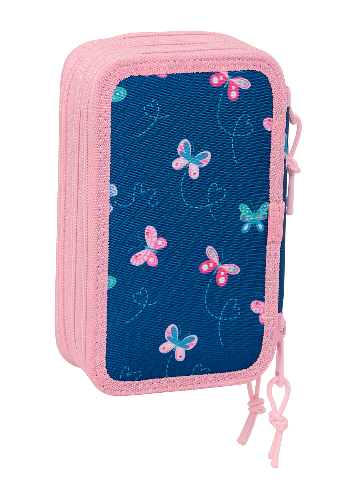Blackfit8 Mariposas Small Triple 37pc Filled Pencil Case