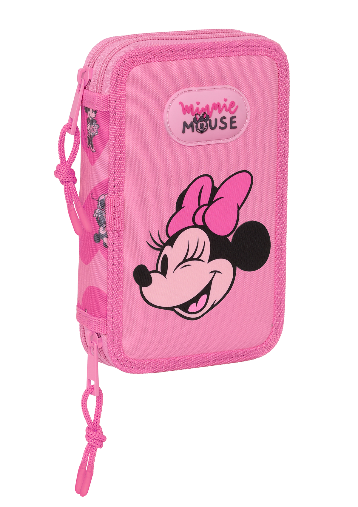 Disney Minnie Mouse Loving 28pc Small Double Pencil Case