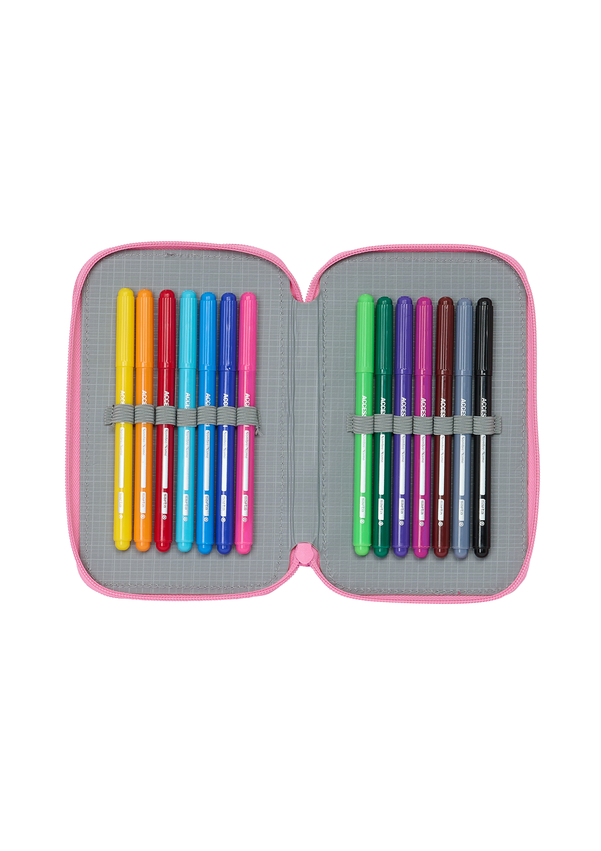 Disney Minnie Mouse Loving 28pc Small Double Pencil Case