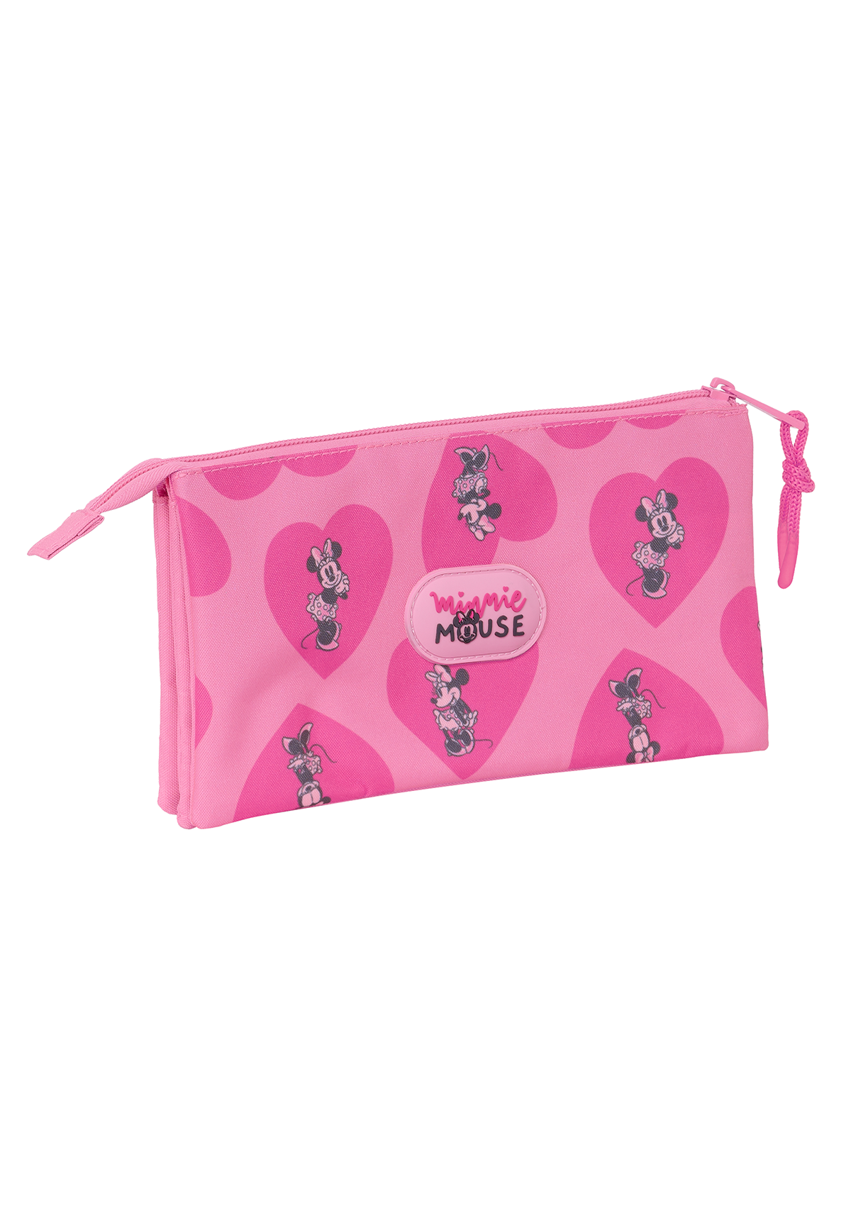 Disney Minnie Mouse Loving Triple Pencil Case