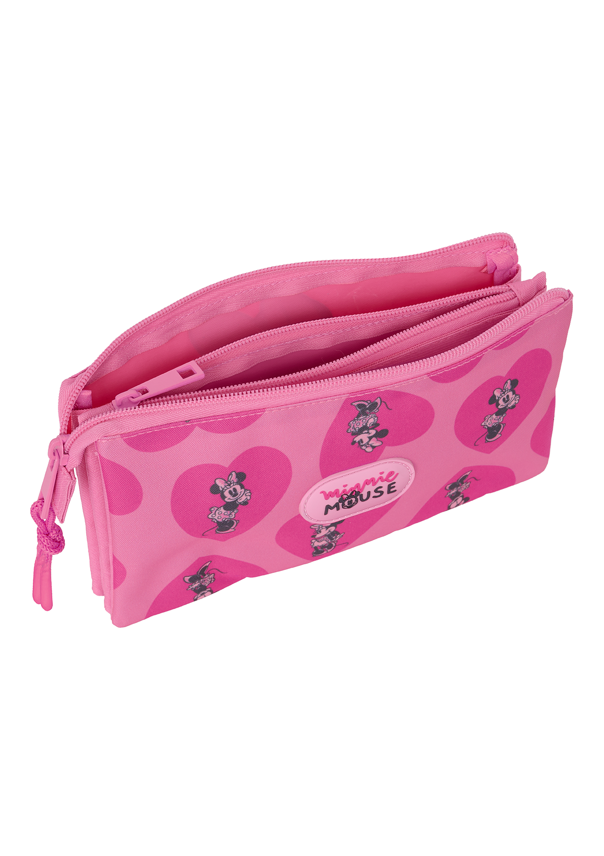 Disney Minnie Mouse Loving Triple Pencil Case