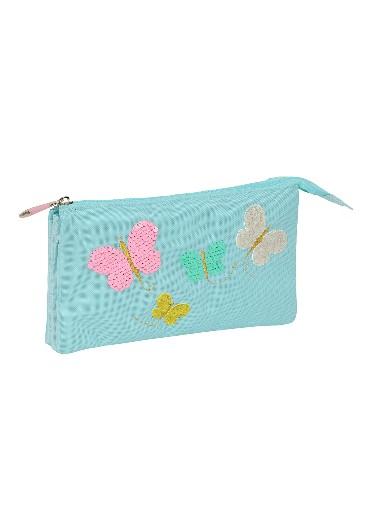 Moos Butterfly Triple Pencil Case