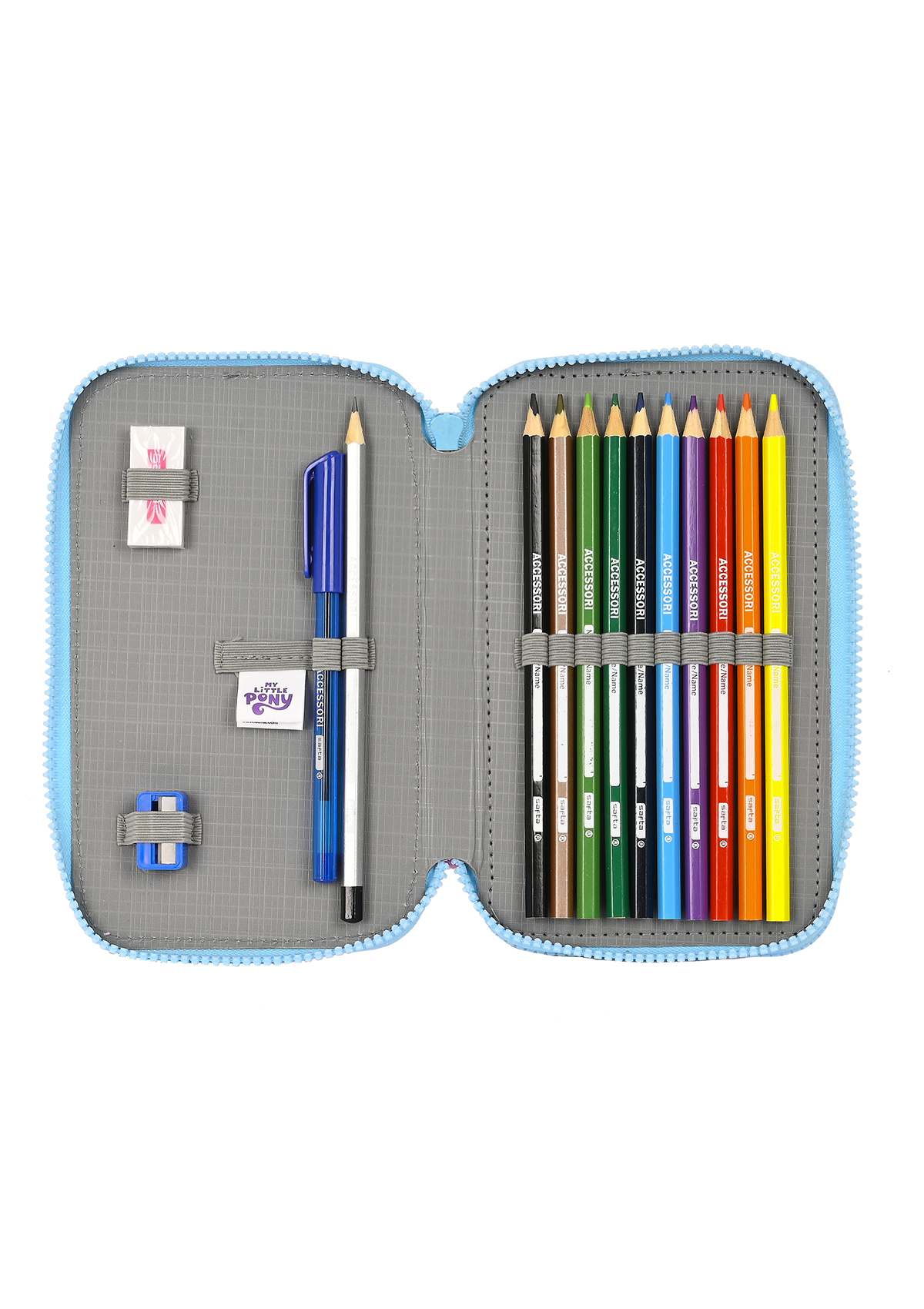 My Little Pony Wild & Free 28pc Small Double Pencil Case