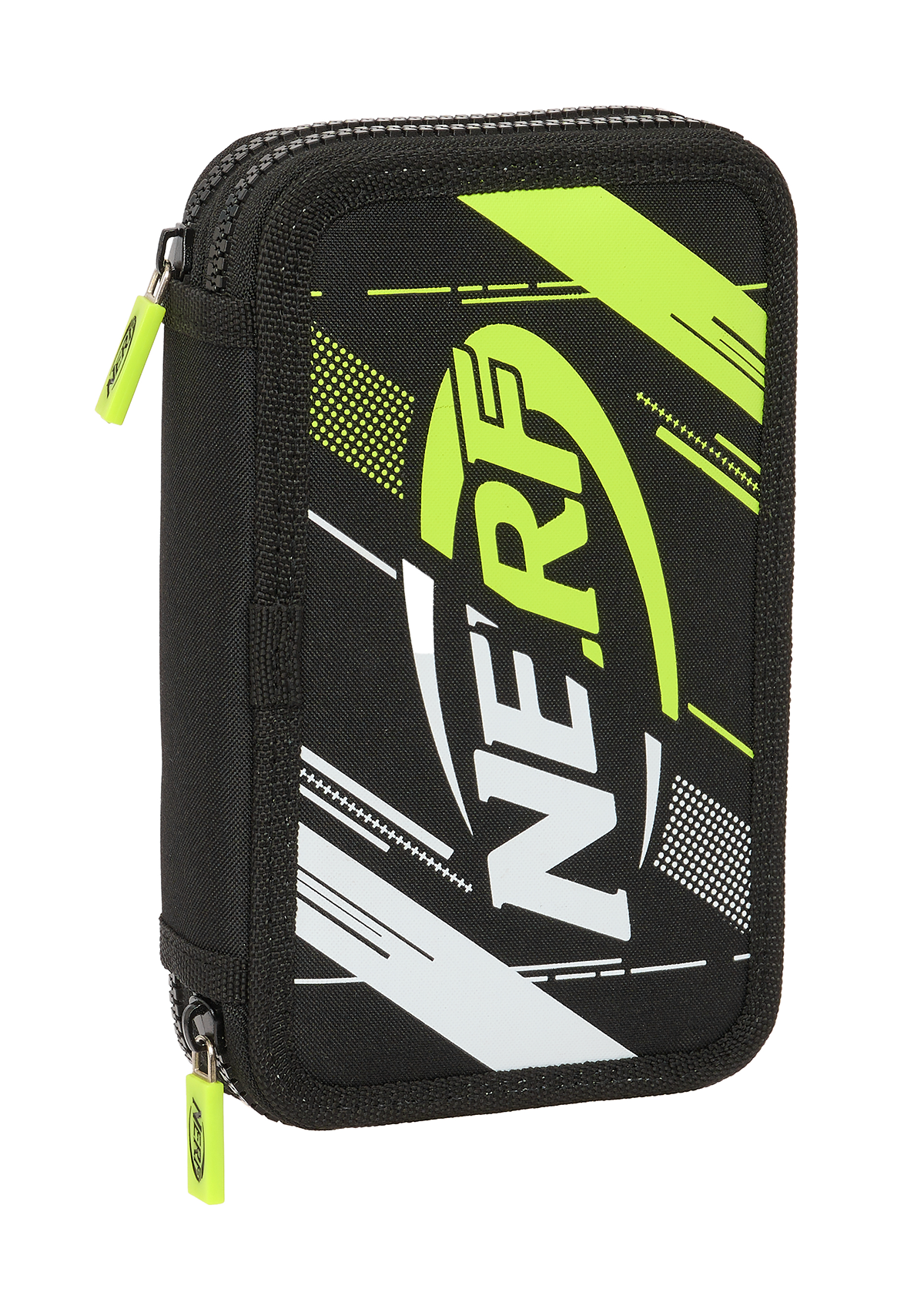 Nerf Get Ready 28pc Small Double Pencil Case