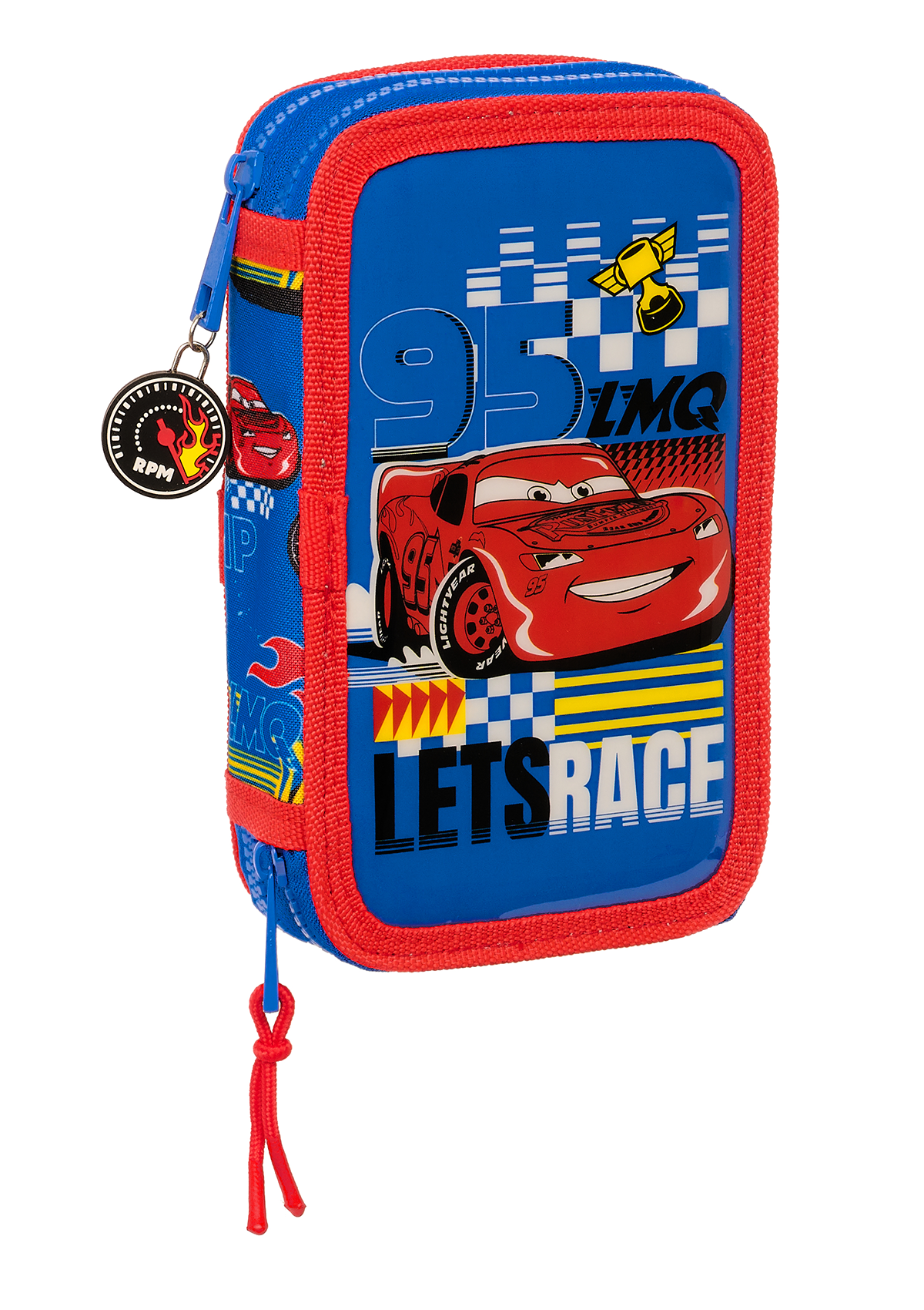 Disney Pixar Cars Race Ready 28pc Small Double Pencil Case