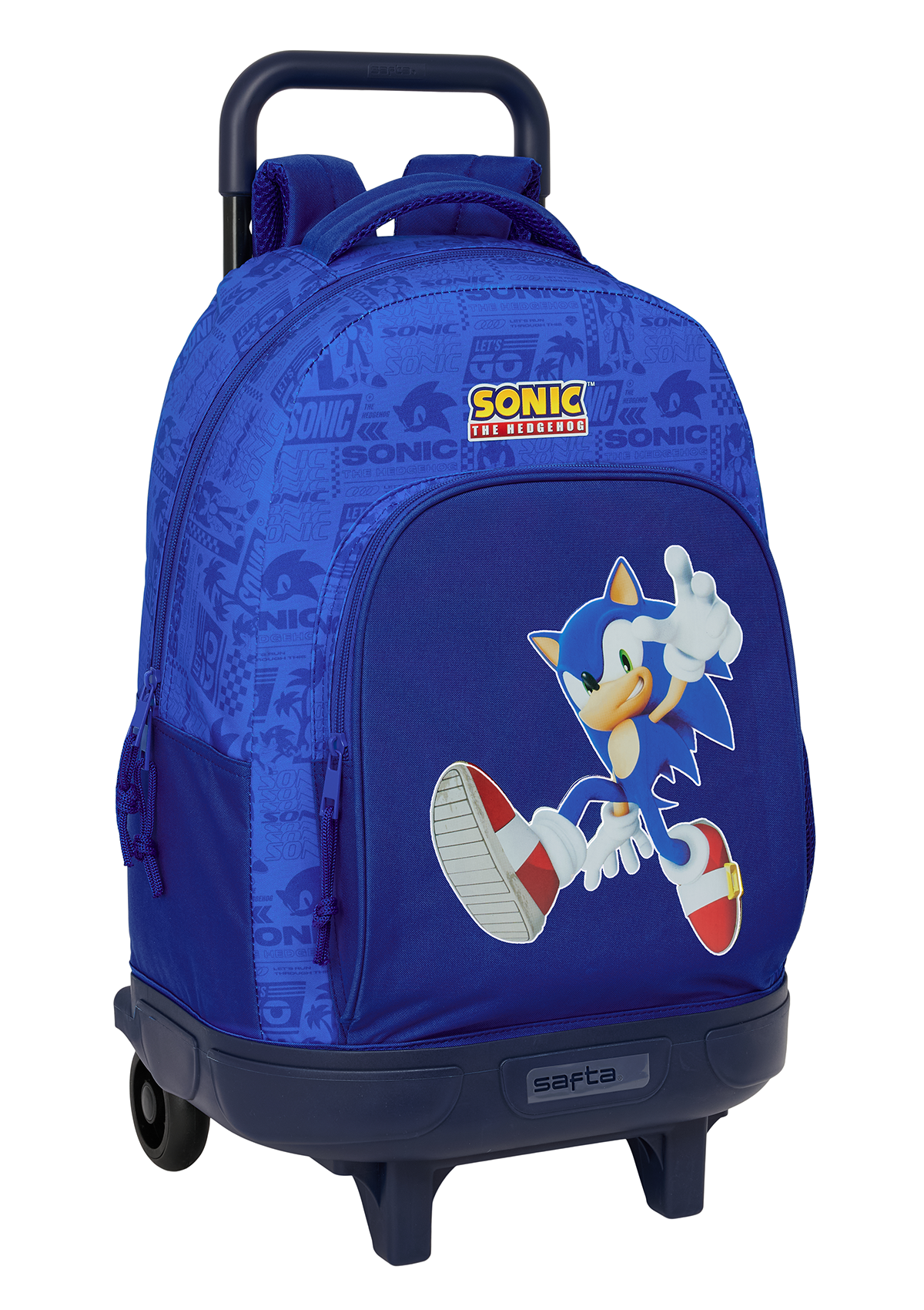 Sonic The Hedgehog Large Backpack Wheeled