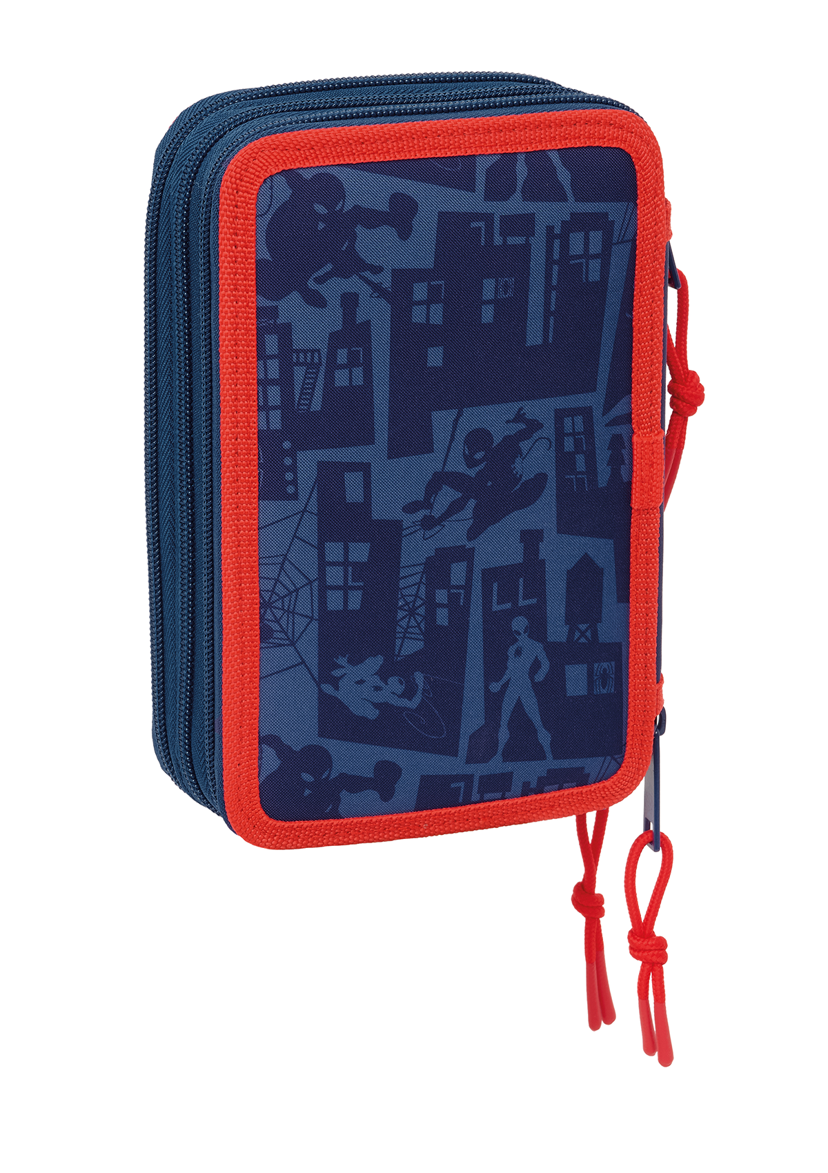 Spiderman Small Triple 37pc Filled Pencil Case