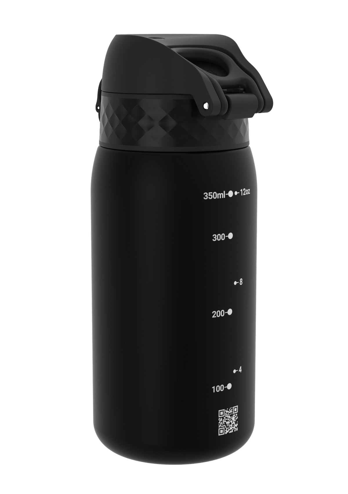 ION8 Recyclon Black Water Bottle Leak Proof 350ml (12oz) BPA Free