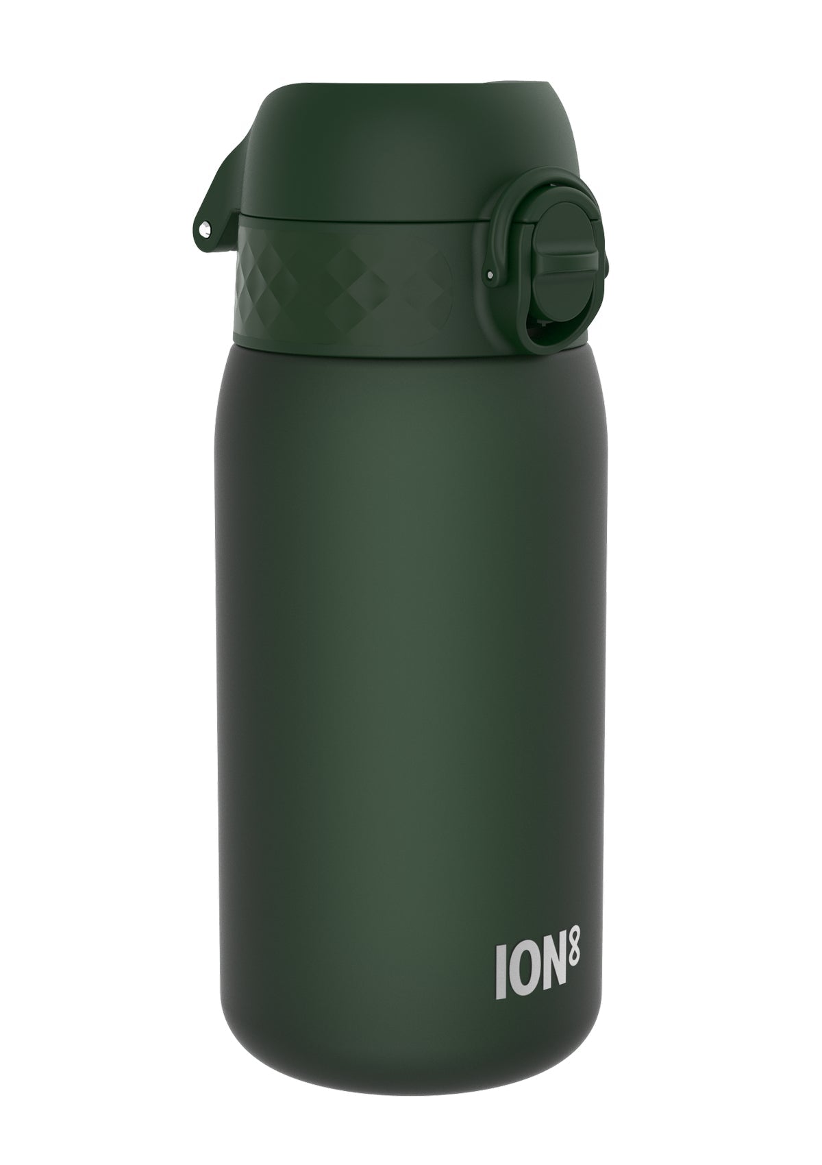 ION8 Recyclon Dark Green Water Bottle Leak Proof 350ml (12oz) BPA Free