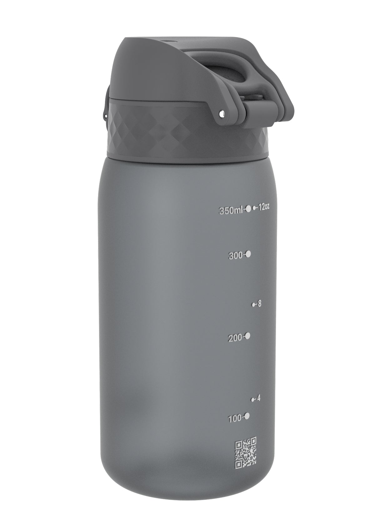 ION8 Recyclon Grey Water Bottle Leak Proof 350ml (12oz) BPA Free