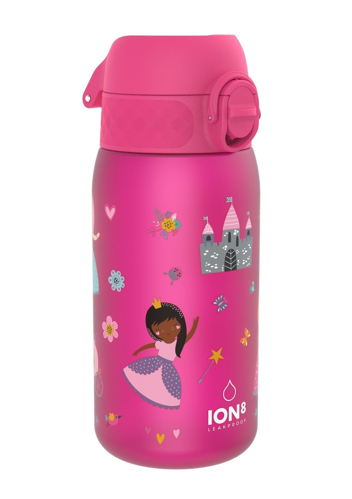 ION8 Recyclon Princess Water Bottle Leak Proof 350ml (12oz) BPA Free