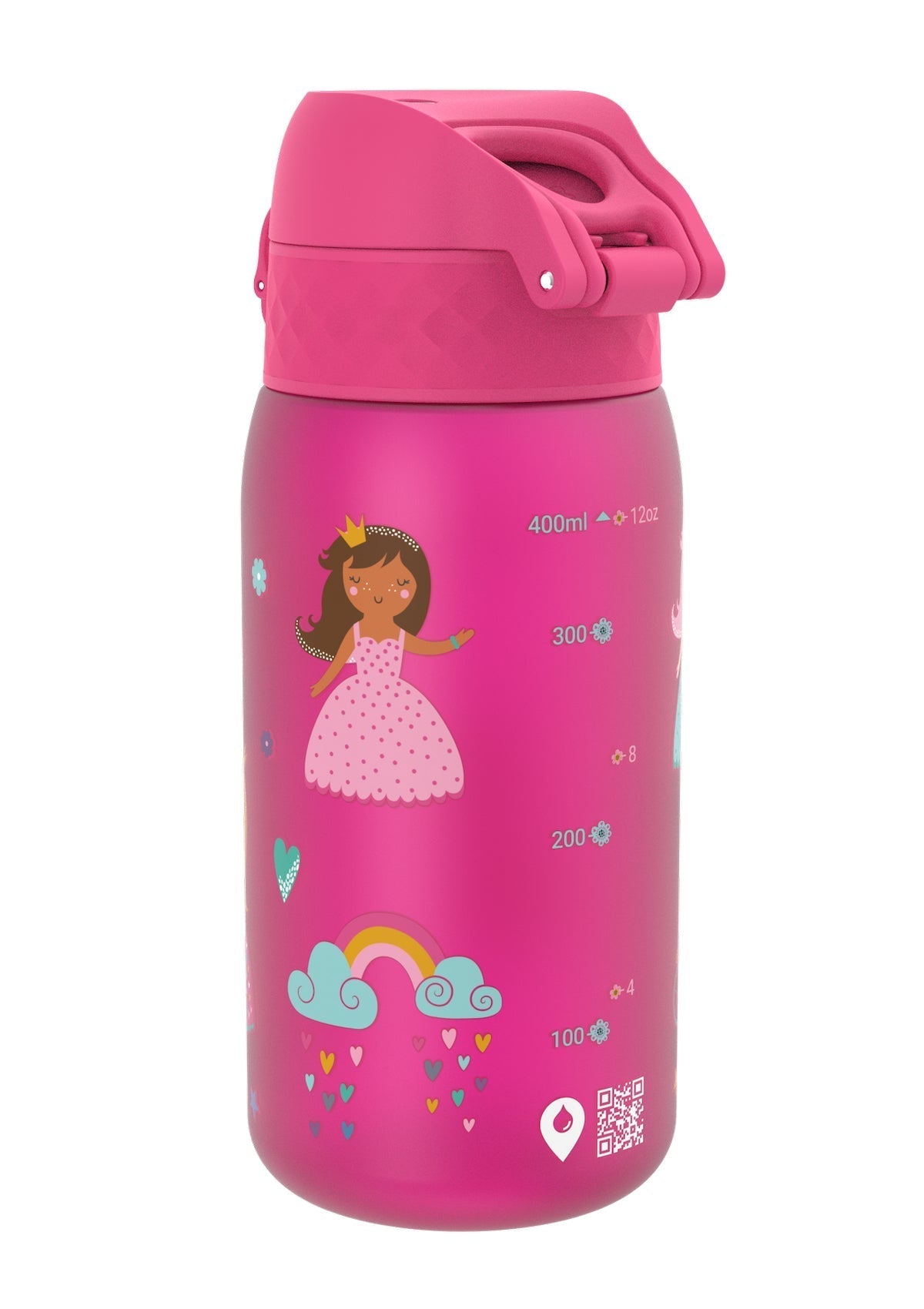 ION8 Recyclon Princess Water Bottle Leak Proof 350ml (12oz) BPA Free