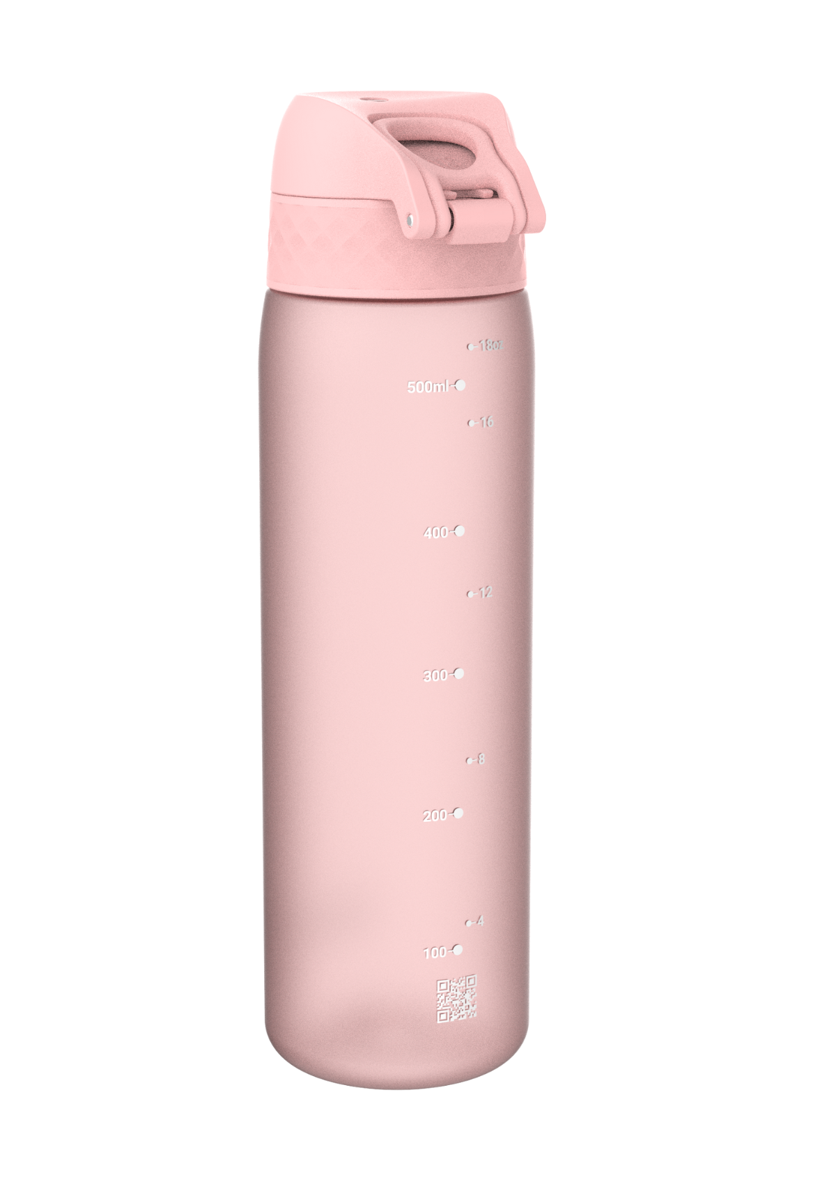 ION8 Recyclon Rose Quartz Water Bottle Leak Proof 500ml (18oz) BPA Free