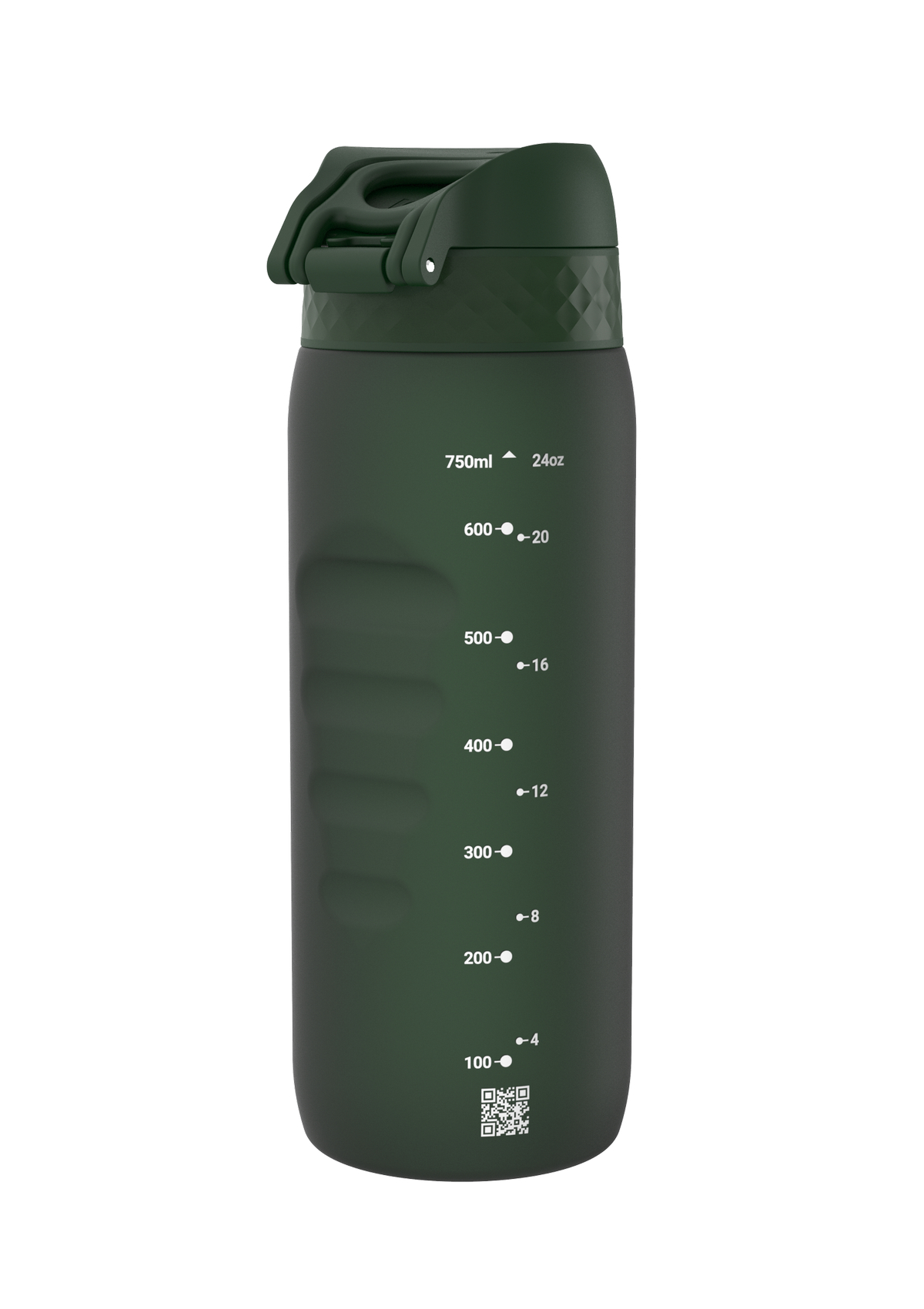 ION8 Recyclon Dark Green Water Bottle Leak Proof 750ml (24oz) BPA Free